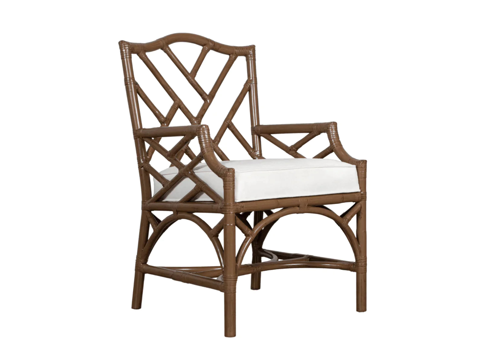 Chippendale Upholstered Armchair - Elegant Wingback Dining Chair with Carved Wood Legs | Perfect for Living Room, Dining Room & Home Office Decor