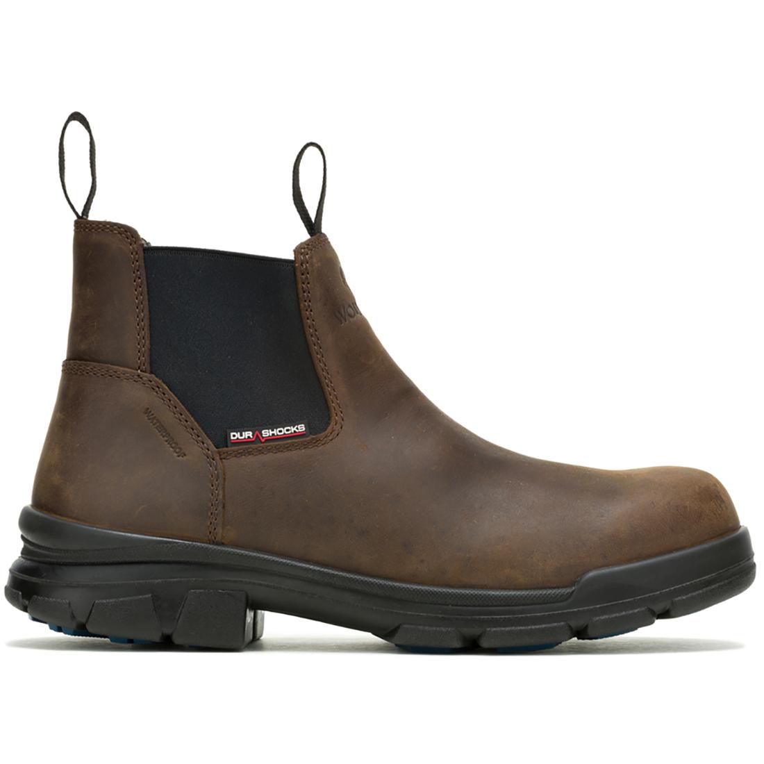 DuraShocks® SR Icon Romeo CarbonMax® Safety Toe Work Boots for Men – Dark Brown – Heavy Duty Construction for Industrial & Outdoor Work