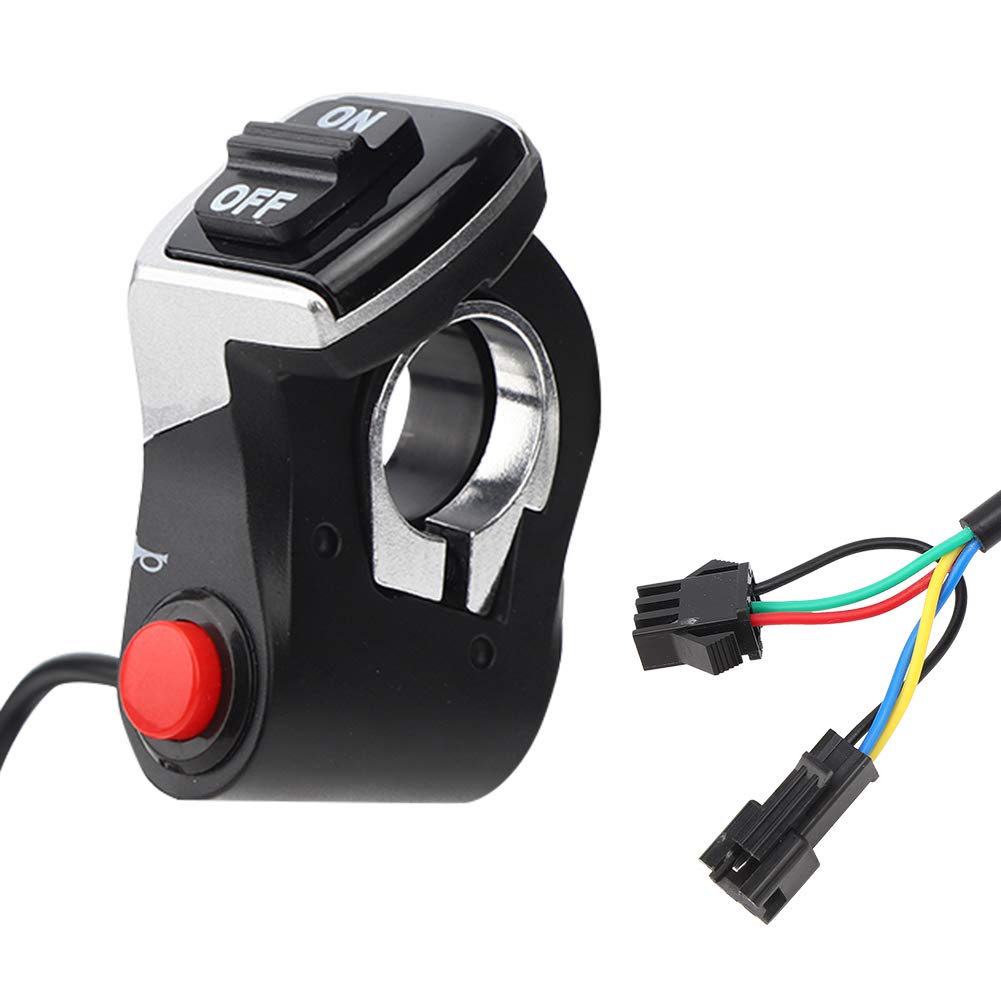 High Reliability 2-in-1 Electric Bike Headlight Switch - Waterproof Bicycle Button for Mountain & Road Cycling - Perfect for Night Riding & Commuting