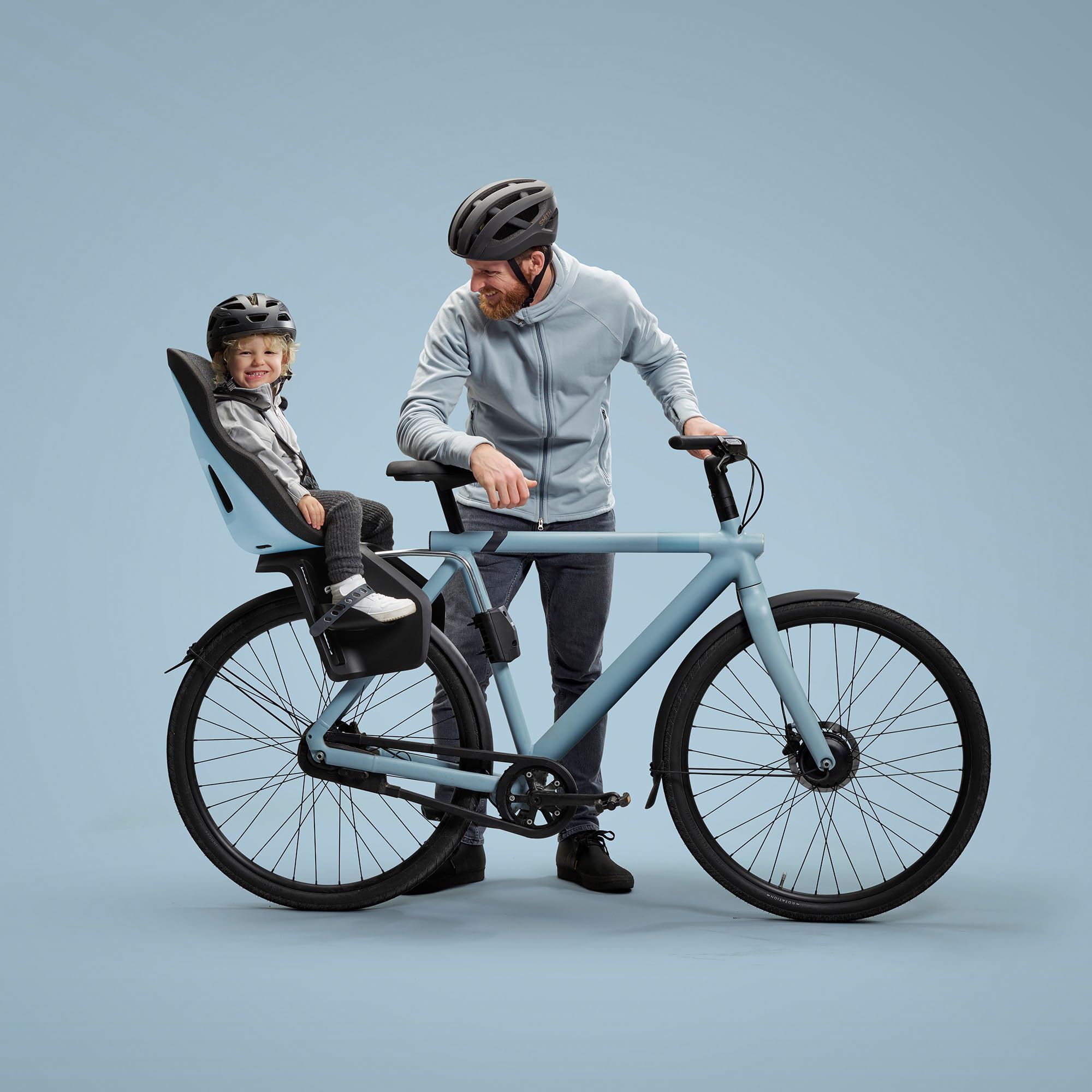 Thule Yepp Nexxt2 Frame Mount Child Bike Seat - Safe & Comfortable Kids Bicycle Carrier for Urban Commuting & Family Rides
