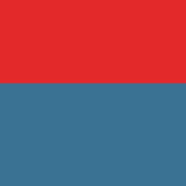 Blue With Red Trim Usa Flag