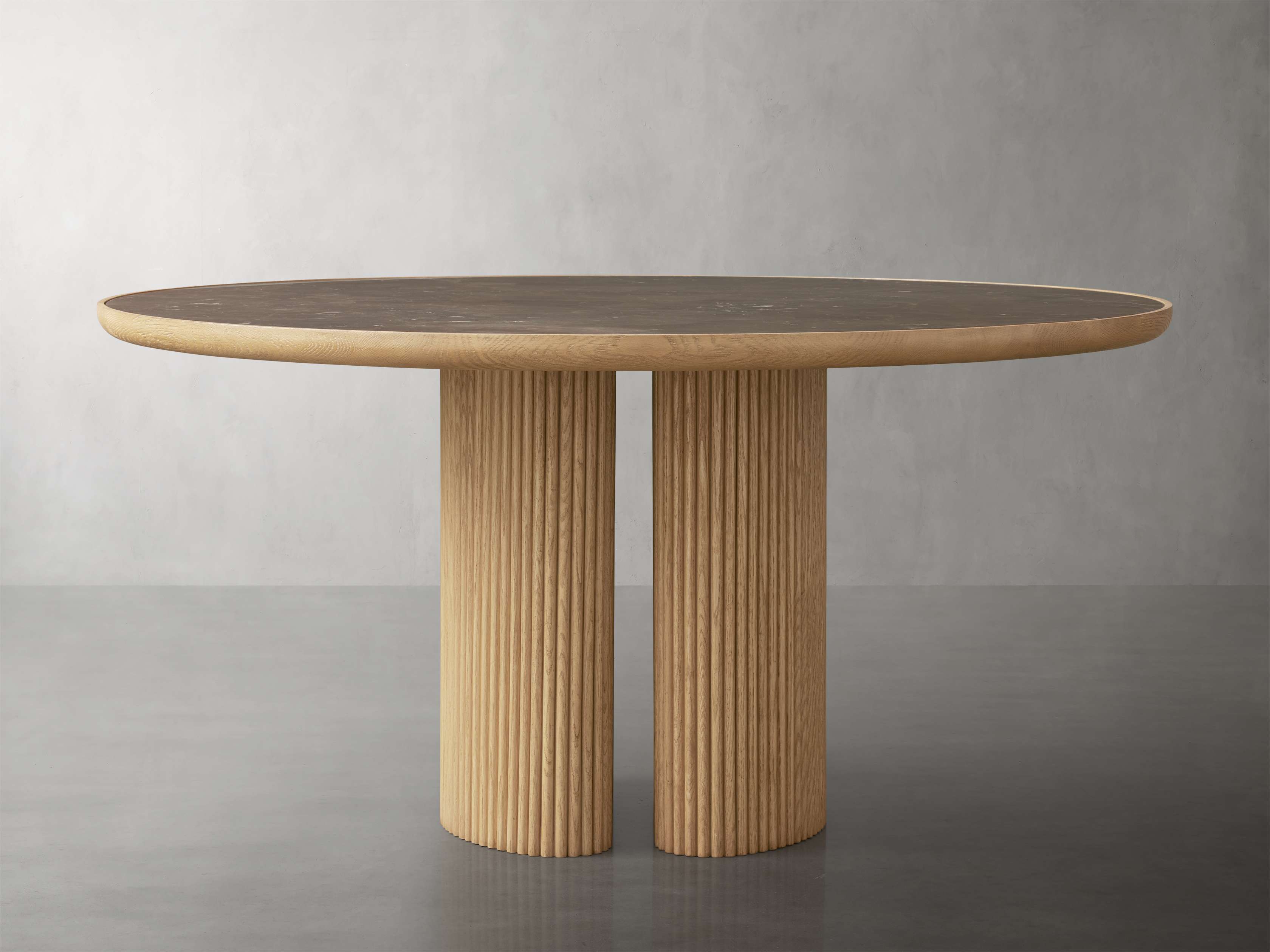 Stylish Astor Round Dining Table - Modern Wooden Kitchen Table for 4-6 People - Perfect for Small Spaces, Breakfast Nook & Family Dinners