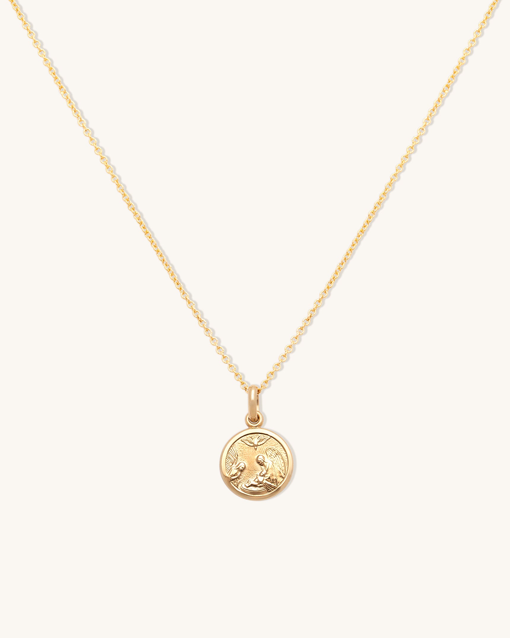 Guardian Angel Pendant Necklace for Women - Sterling Silver Religious Jewelry Gift for Protection & Faith - Perfect for Daily Wear, Special Occasions & Spiritual Blessings