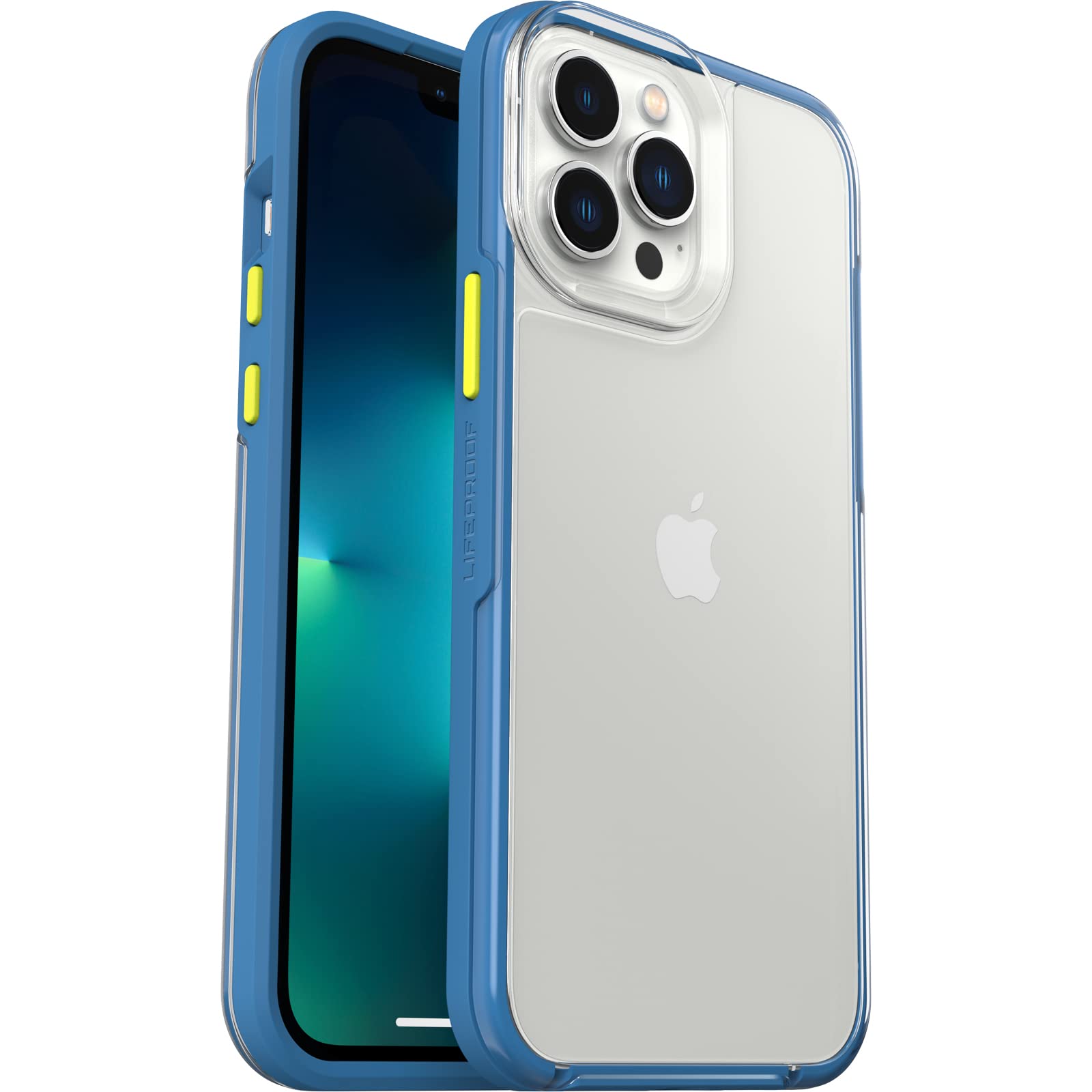 LifeProof SEE SERIES Waterproof Case for iPhone 13 Pro Max & iPhone 12 Pro Max - Shockproof, Drop Protection - Unwavering Blue - Perfect for Outdoor Adventures, Swimming & Extreme Sports