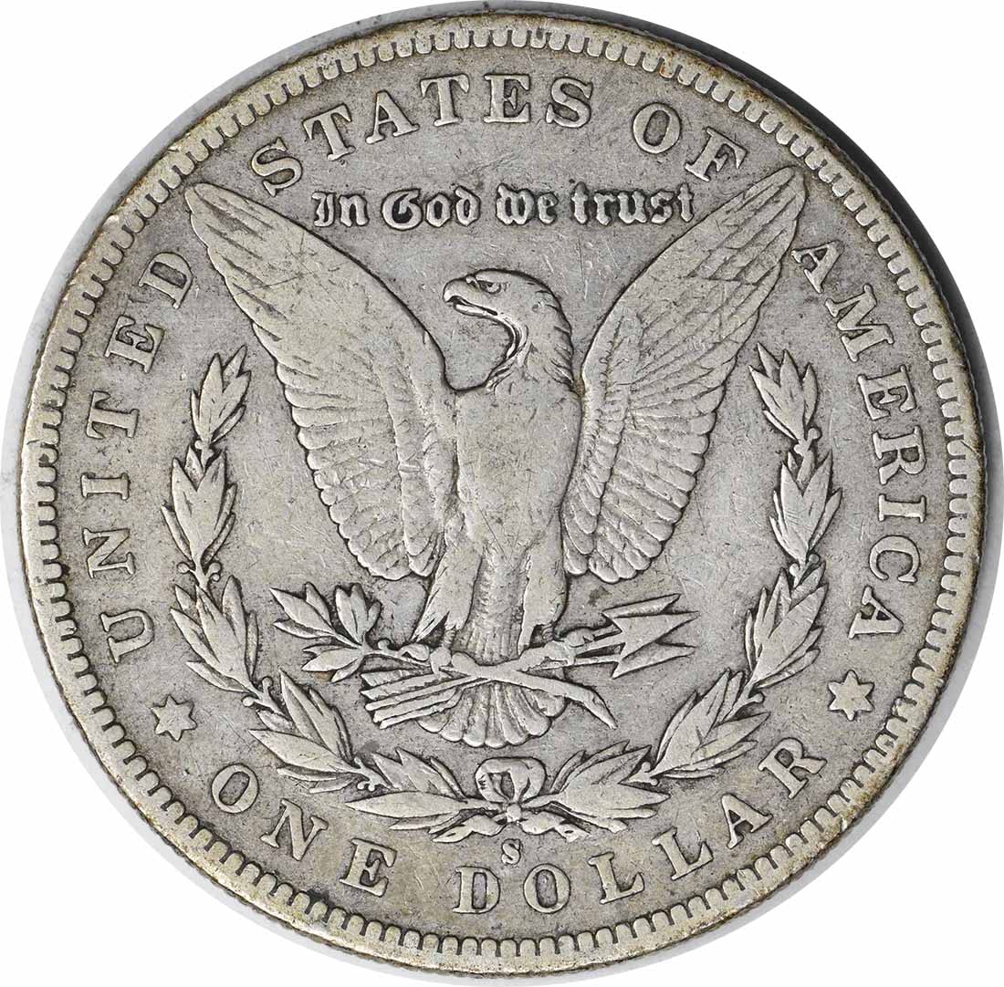 1895 S Morgan Silver Dollar VF (Very Fine) Condition - Rare US Coin for Collectors & Investors | Perfect for Coin Collections, Gifts & Historical Displays