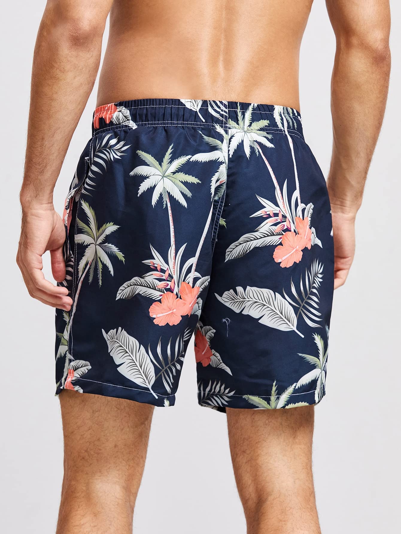 **Mywu Men's 5 Inch Swim Trunks - Quick Dry Beach Shorts with Mesh Lining | Funny Bathing Suits for Swimming, Pool, Surfing & Summer Vacation**
