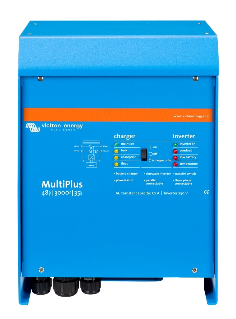 Victron Energy MultiPlus 48V 3000VA 35A 230V Inverter/Charger - Pure Sine Wave Power for RVs, Boats & Off-Grid Solar Systems