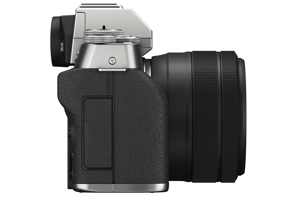 FUJIFILM X-T200 Mirrorless Digital Camera with XC15-45mm Lens Kit (Silver) - Perfect for Travel Photography & Vlogging