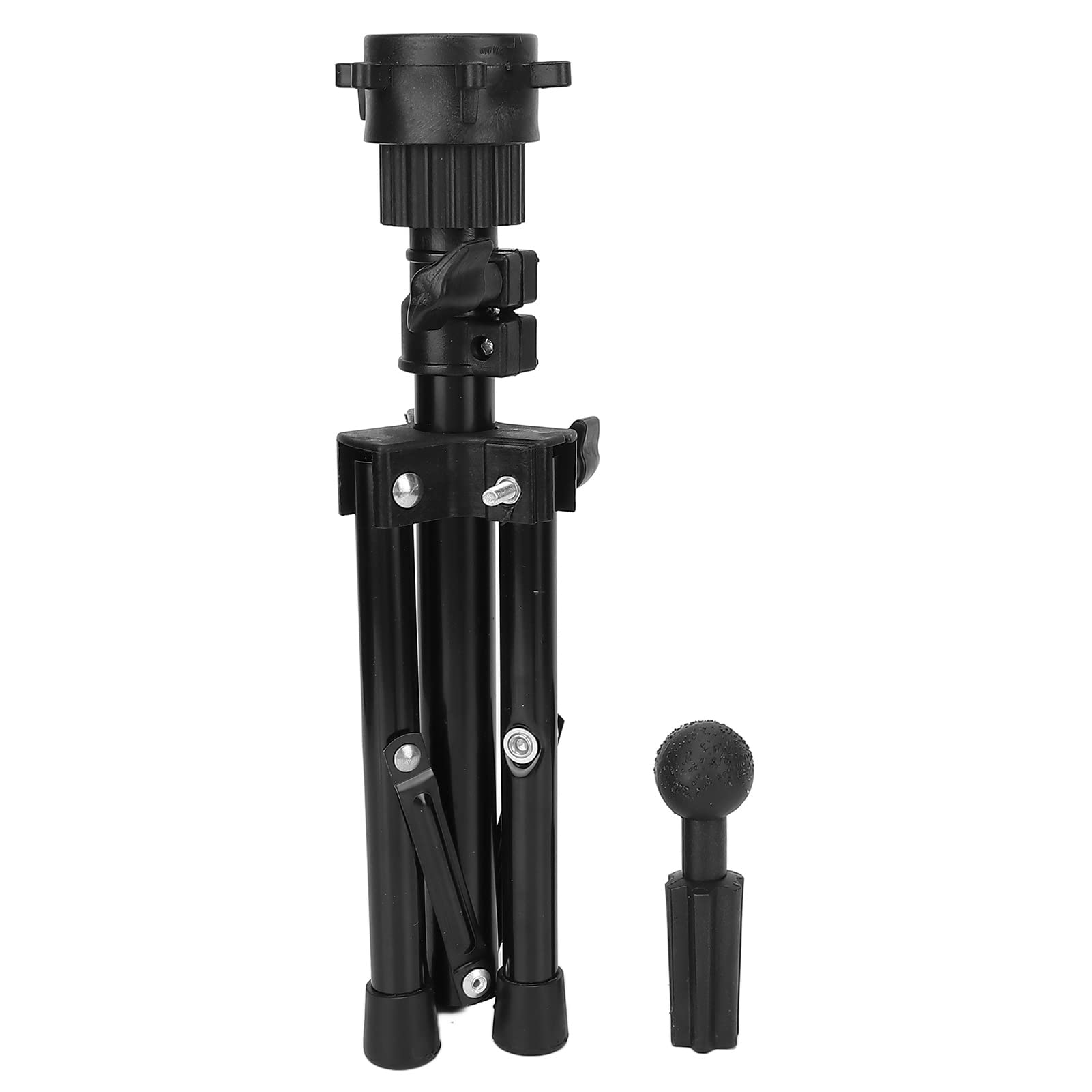 Adjustable Aluminum Alloy Wig Stand Tripod for Mannequin Head - Salon Hairdressing Training & Cosmetology Practice (Perfect for Home Salon, Beauty School, and Professional Styling)