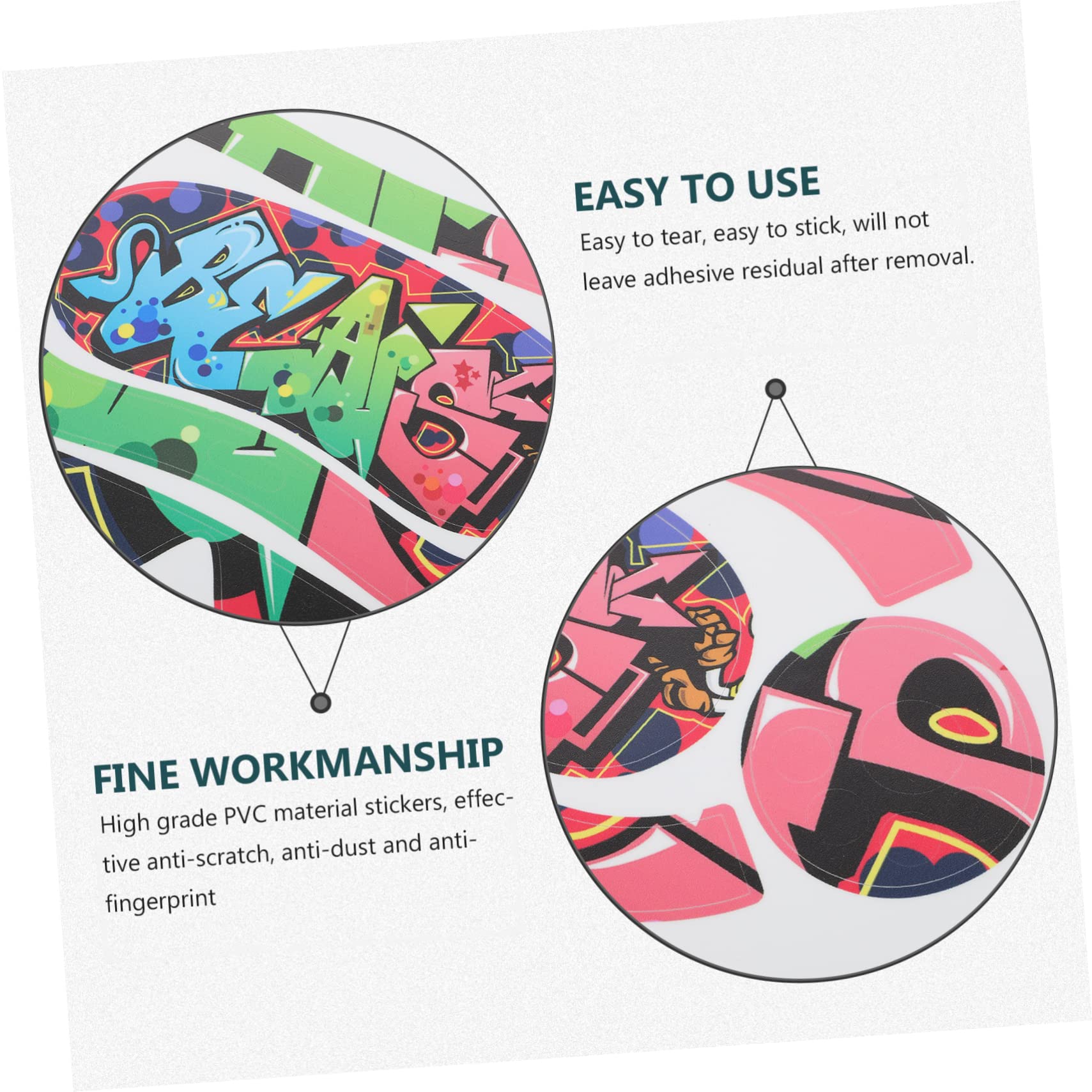 TINEASUR Protective VR Glasses Sticker - 4-Pack PVC Decals for VR Headset & Controller - Easy to Apply - Perfect for VR Gaming, Entertainment & Device Protection
