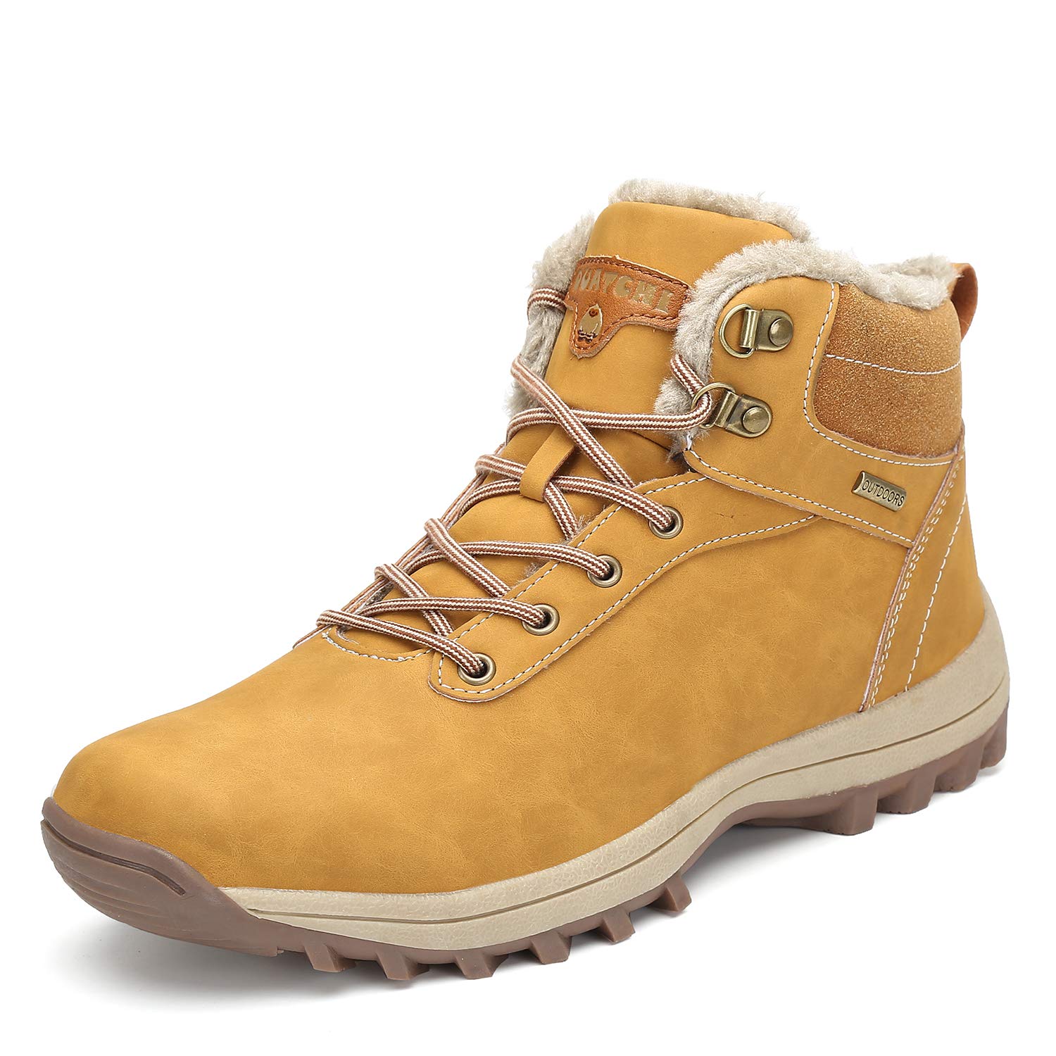 Mishansha Men's & Women's Waterproof Hiking Boots - Insulated Winter Snow Boots for Outdoor Trekking & Cold Weather Adventures