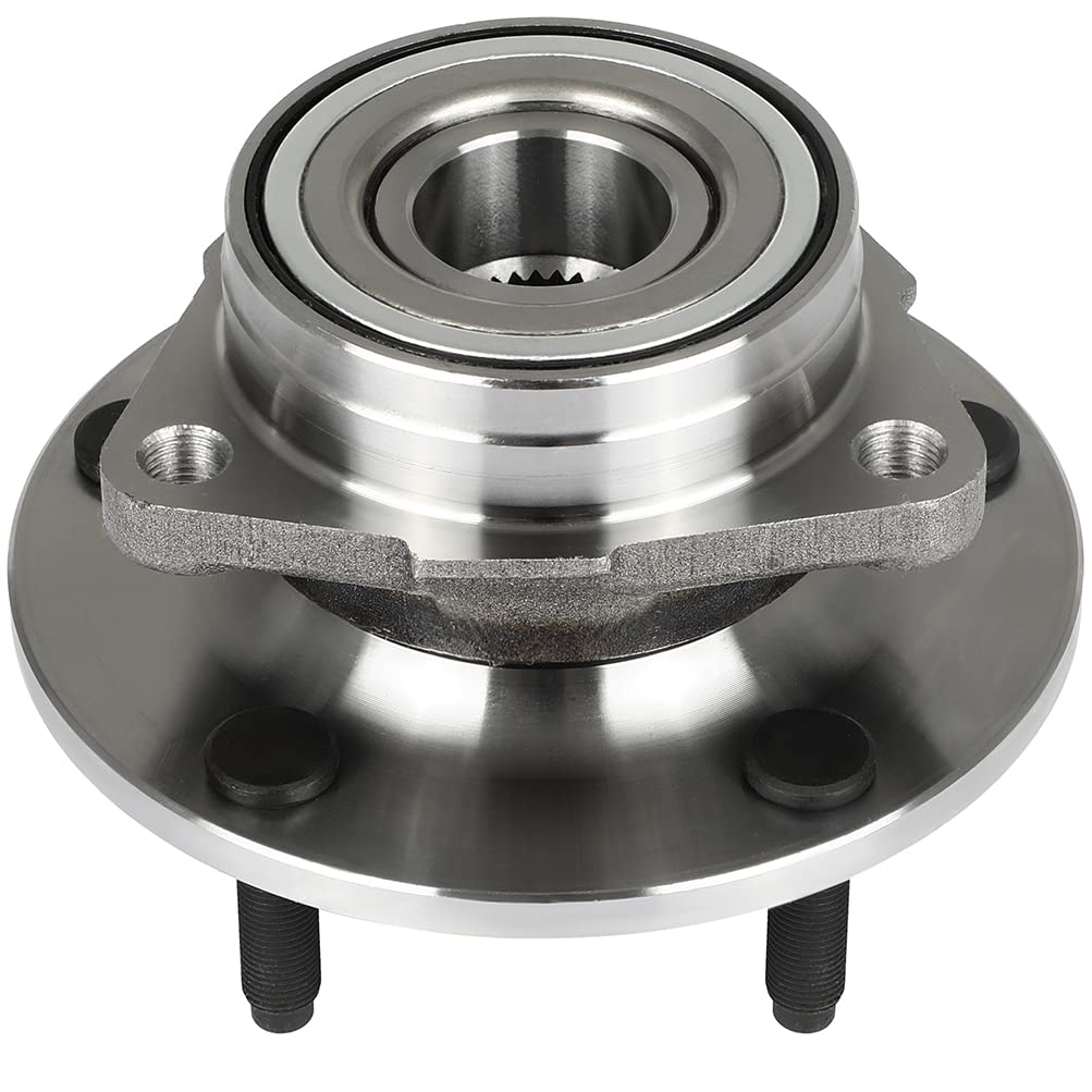 Dodge Ram 1500 Front Wheel Hub Assembly Kit (2 PCS) - Replaces 515038, Fits 2000-2001 Models, 5-Lug Non-ABS Wheel Bearing & Axle Hub - Perfect for Off-Roading & Heavy-Duty Towing