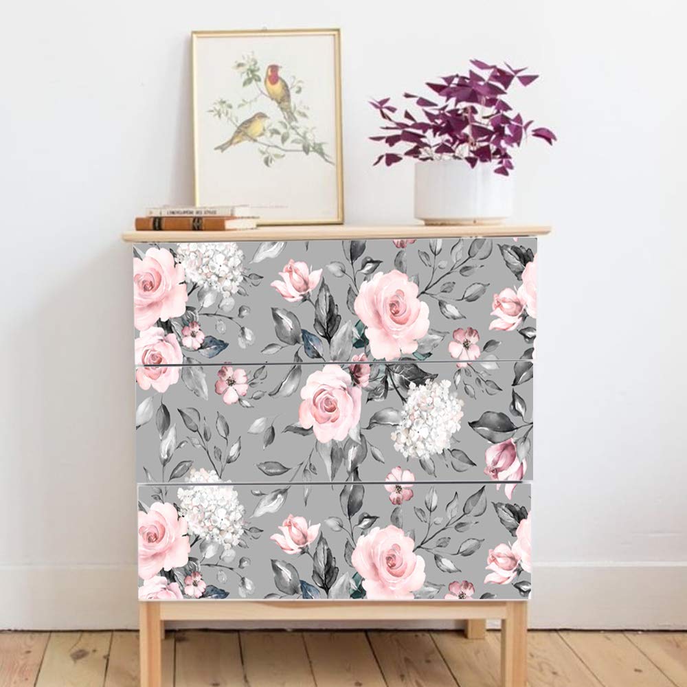 Self-Adhesive Dresser Sticker | Peel and Stick Furniture Decals | Removable Furniture Skin for MALM Dresser (008) | Easy DIY Home Decor Upgrade for Bedroom & Kids Room