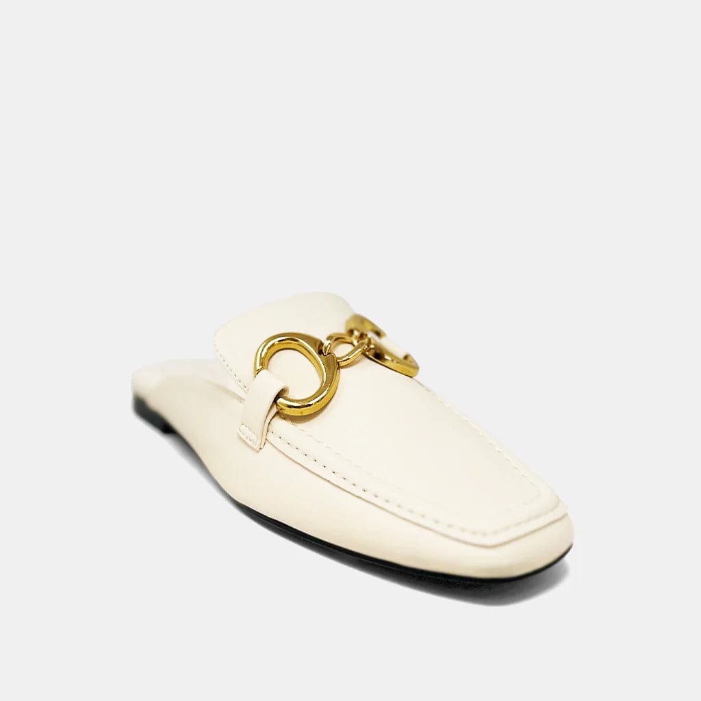 Shu Shop Andromeda Cream Loafers for Women - Comfortable Slip-On Casual Shoes - Perfect for Office, Travel & Everyday Wear