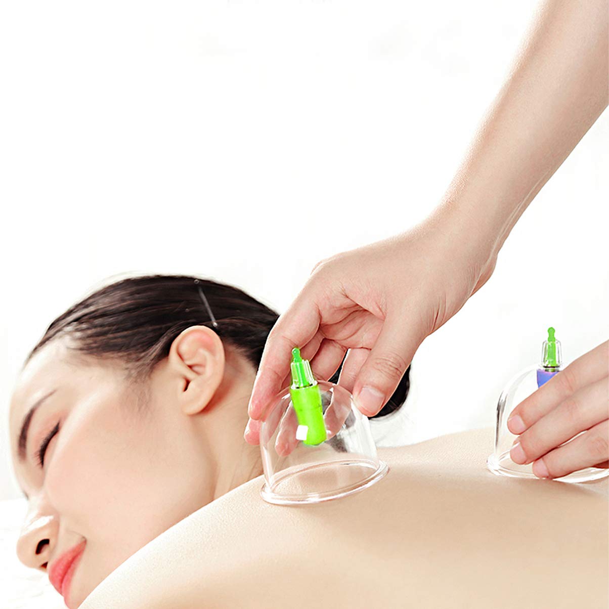 12-Piece Vacuum Cupping Therapy Set for Pain Relief & Muscle Relaxation - Body Massage Cupping Kit for Detox, Cellulite Reduction & Improved Circulation - Perfect for Home Spa & Physical Therapy