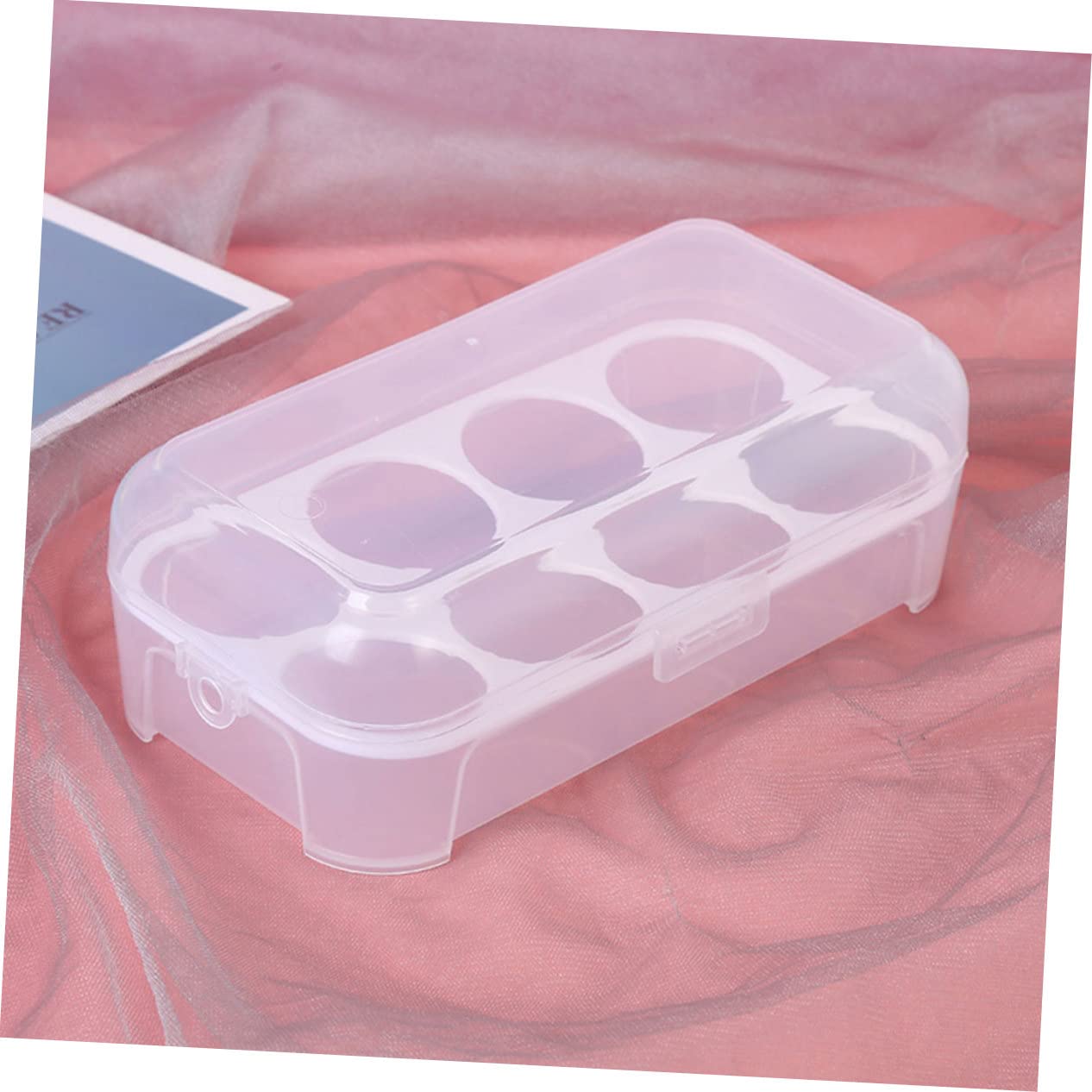 Beautifu 2-Pack Plastic Makeup Sponge Holder Storage Box - Travel-Friendly Cosmetic Organizer for Foundation Sponges, Beauty Blenders & Makeup Tools | Perfect for Home, Travel & Salon Use