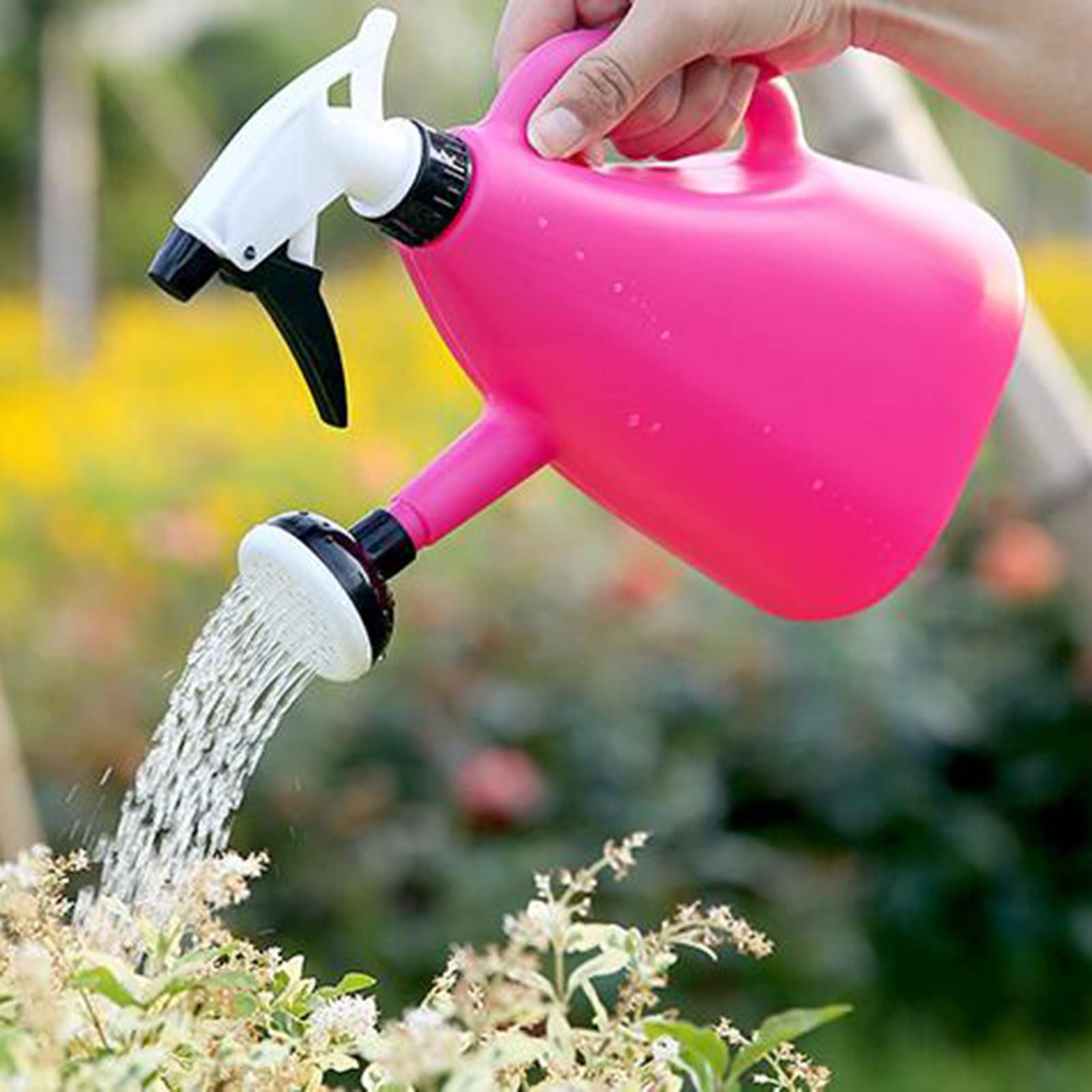 Adjustable Rotating Nozzle Watering Can for Indoor & Outdoor Plants - Blue PP Multifunctional Gardening Sprayer for Home Use | Perfect for Houseplants, Flowers, Balcony Gardens & Small Greenhouses