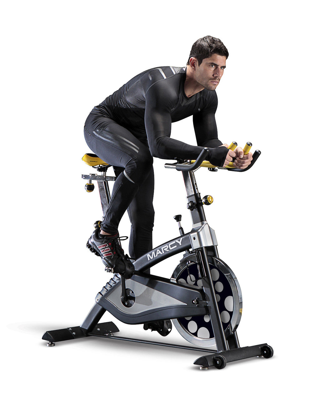 Marcy Revolution Cycle JX 7038 - Premium Indoor Cycling Bike for Home Gym Workouts | Perfect for Cardio Training, Weight Loss & Fitness Enthusiasts