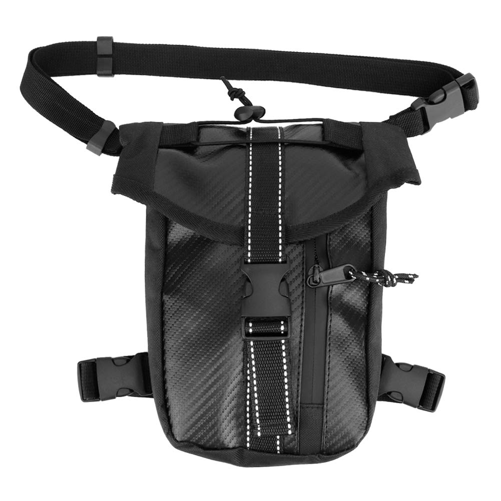 Suuonee Motorcycle Bag - Waterproof Carbon Fiber Style for Riding & Travel