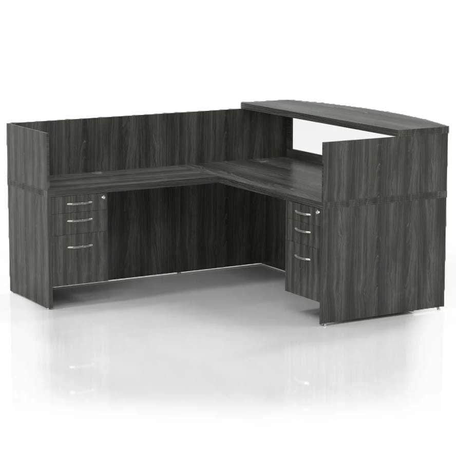 Safco Mayline Aberdeen Office Desk Set [AT36] - Modern Workstation for Home & Office - Perfect for Workspaces, Study Rooms & Professional Environments