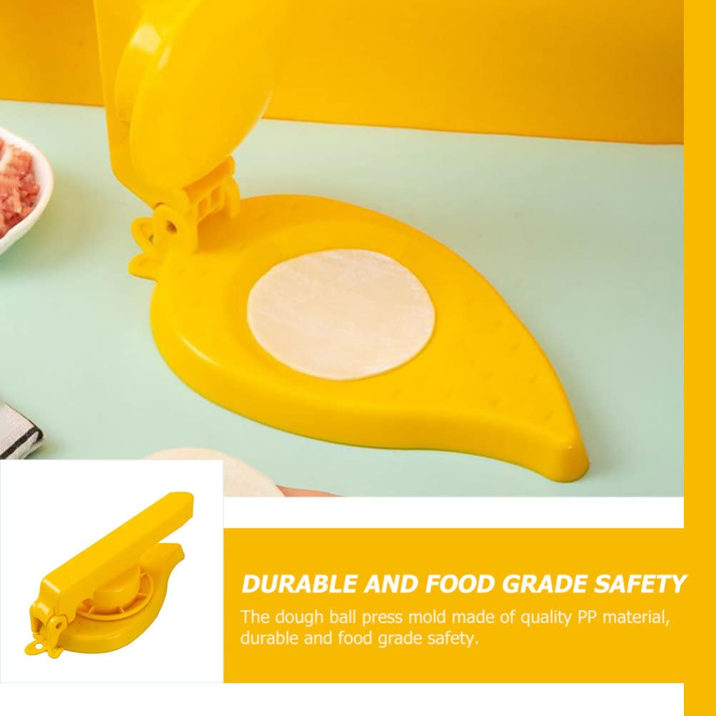 DOITOOL Dumpling Wrapper Presser - Plastic Tortilla & Dough Press for Dumplings, Tacos, Roti, Chapati - Kitchen Pastry Mold & Dough Pressing Tool for Homemade Asian & Mexican Cuisine (Perfect for Family Cooking & Restaurant Use)