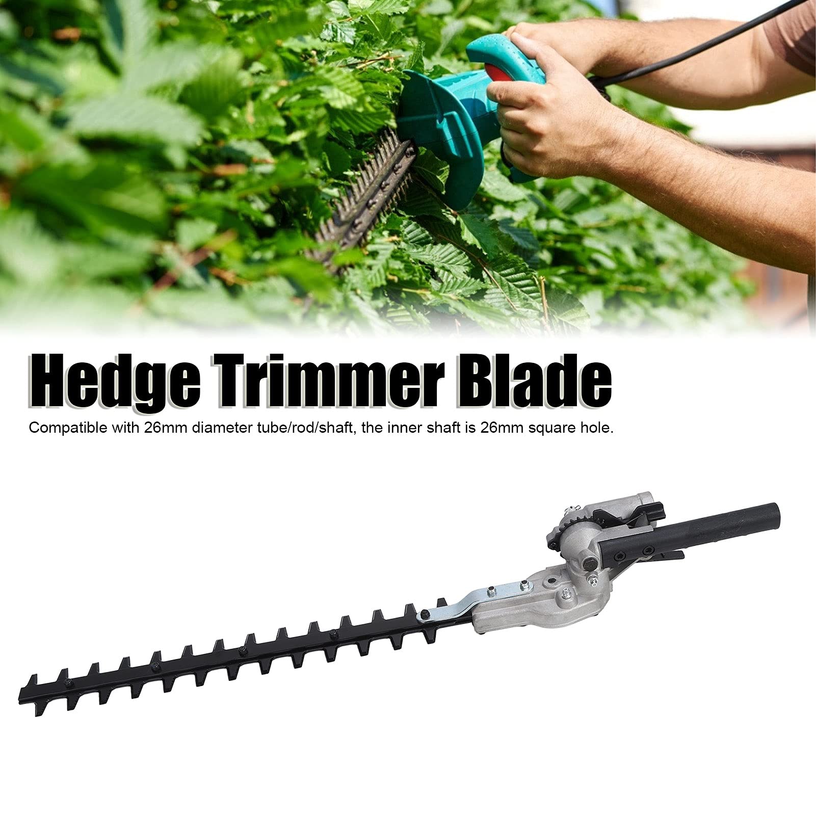 26mm Hedge Trimmer Blade Replacement for Brush Cutters & Garden Trimmers - Durable Attachment Parts for Professional Landscaping & Yard Maintenance