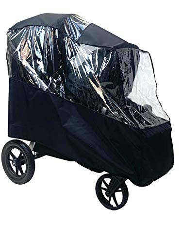 Premium Rain and Wind Cover for Baby Jogger City Select Double Stroller – Weatherproof Protection for Outdoor Walks, Park Visits, and Travel with Twins