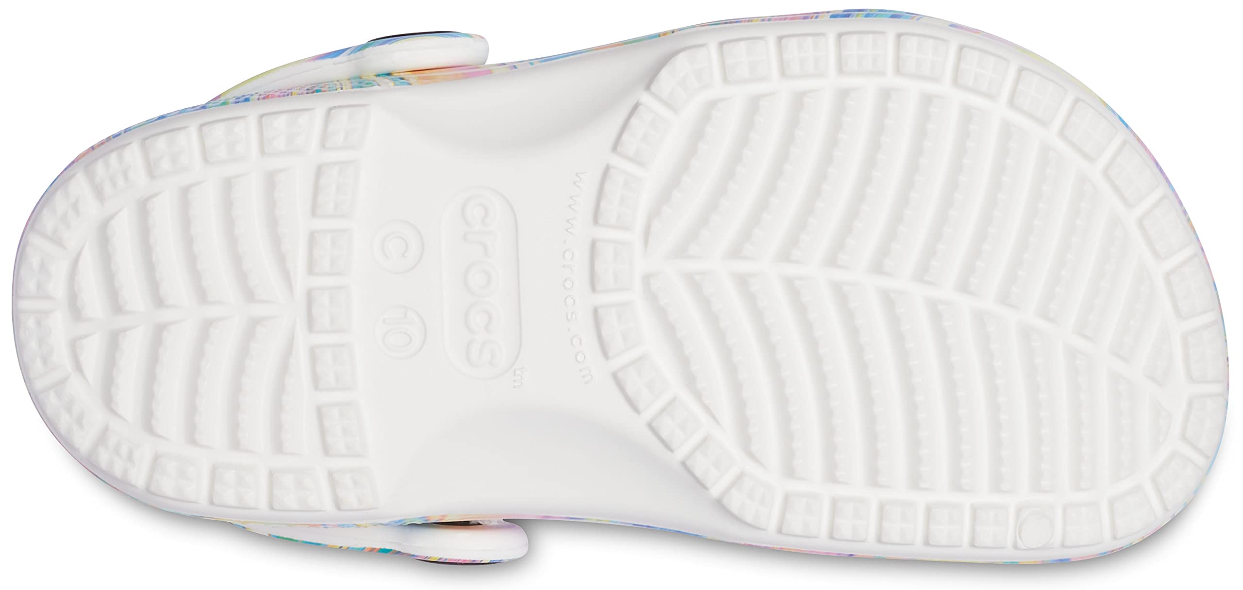 Crocs Kids' Classic Tie Dye Clogs - Comfortable & Lightweight Water Shoes for Boys & Girls (Infant/Toddler/Little Kid/Big Kid) | Perfect for Beach, Pool, Playground & Everyday Wear