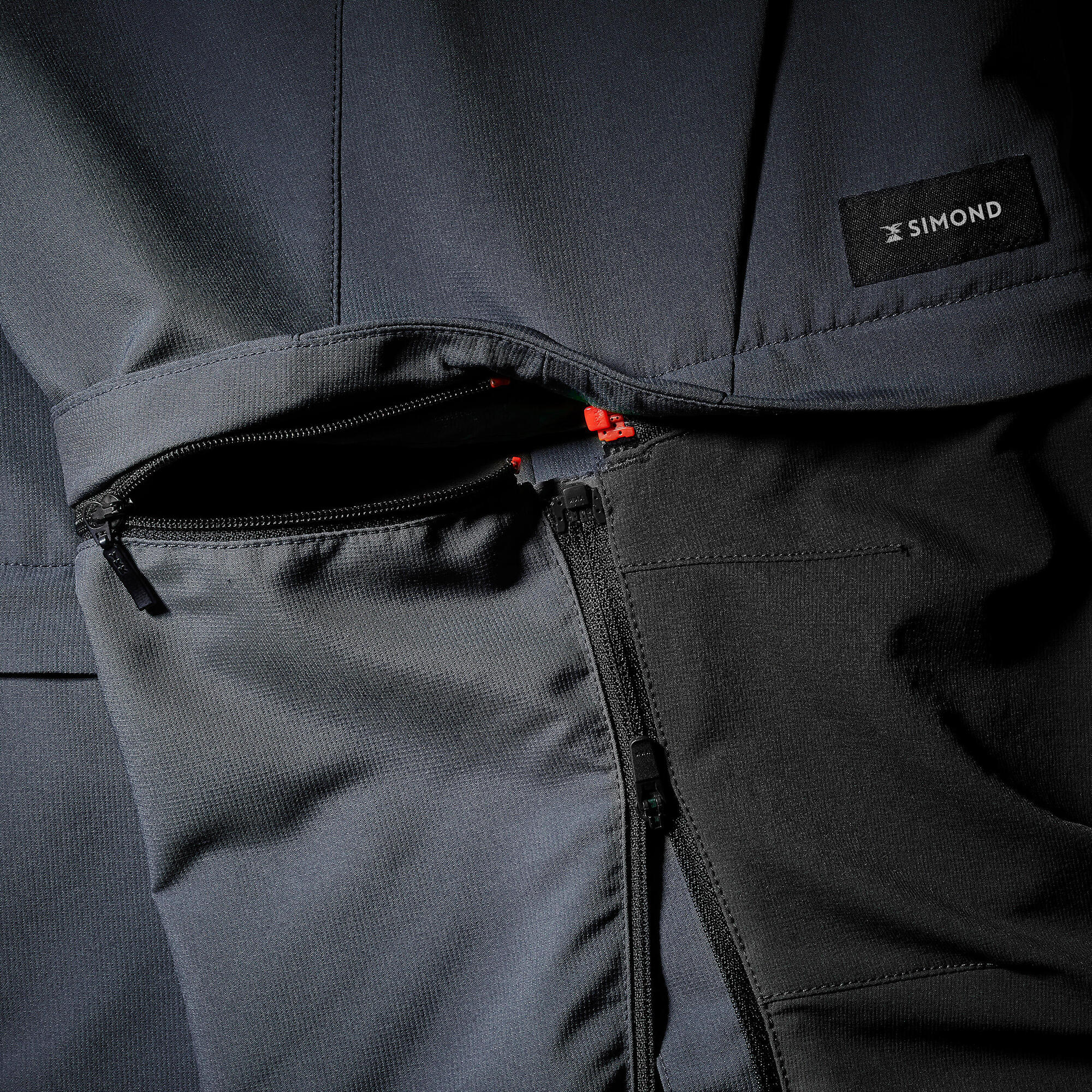 Simond Forclaz Men's MT500 2-in-1 Convertible Hiking Pants - Zip-Off Outdoor Trekking Trousers for Hiking, Camping & Travel Adventures