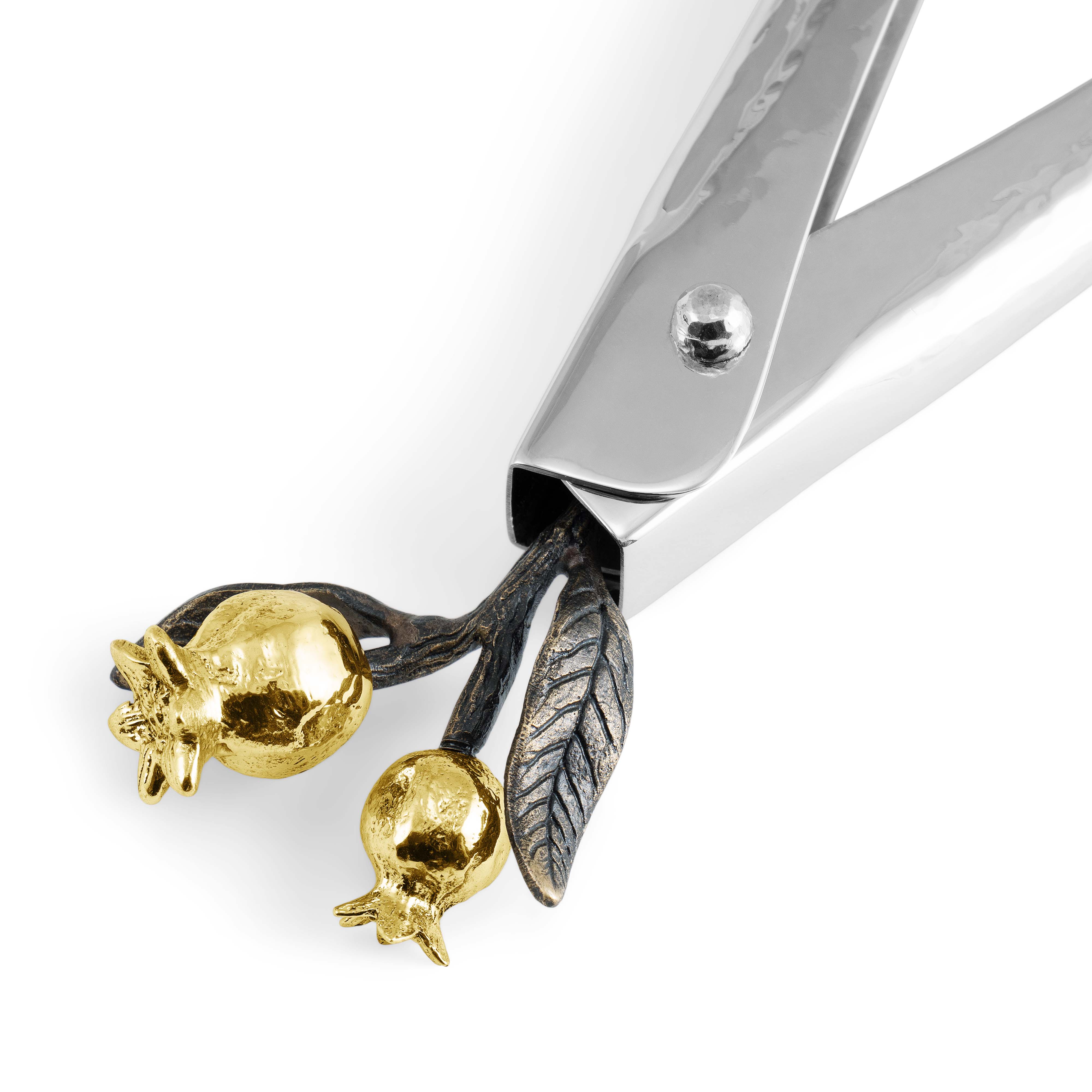 Premium Stainless Steel Pomegranate Lock Spring Tongs - Heavy Duty Kitchen Tool for Pomegranate Deseeding, Fruit Picking, and Salad Tossing - Perfect for Home Cooking, Meal Prep, and Healthy Snacking