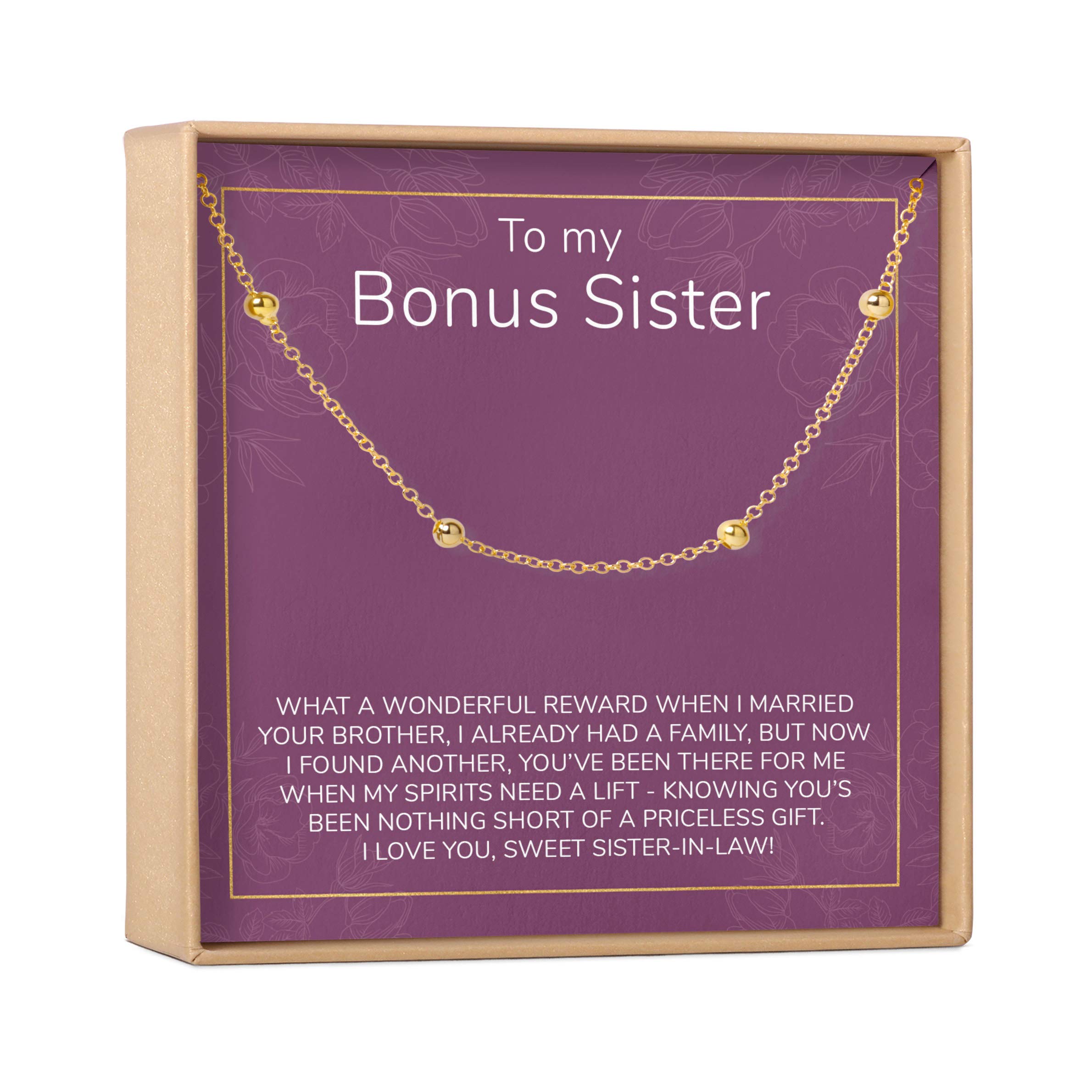 Dear Ava Sister-In-Law Bracelet - Heartfelt Jewelry Gift for Birthdays & Weddings - Perfect for Bridal Parties & Holidays