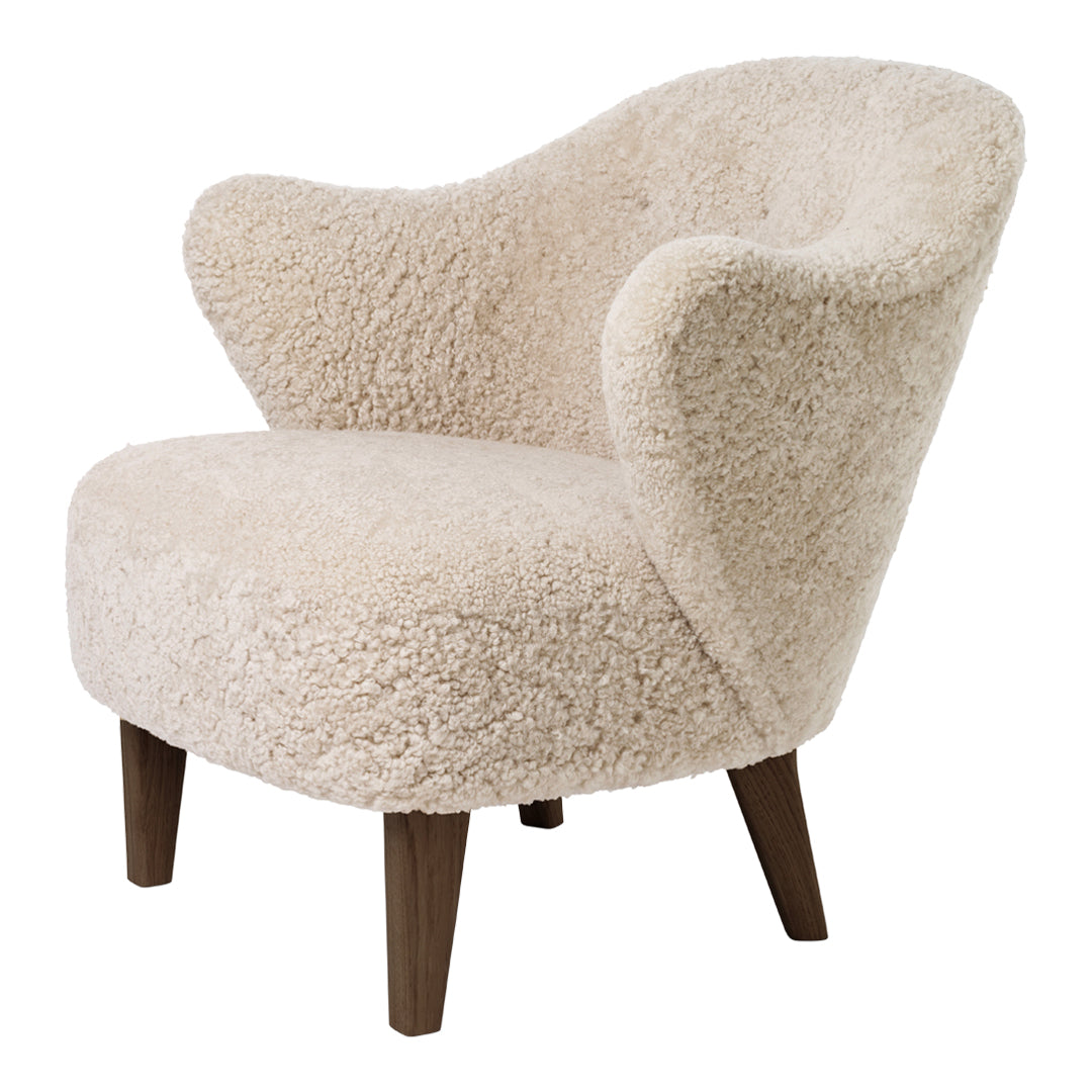 Ingeborg Lounge Chair with Premium Sheepskin Upholstery - Cozy & Stylish Accent Chair for Living Room, Bedroom, or Office