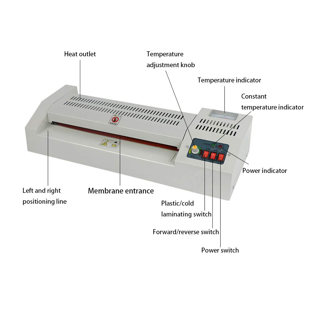 DNYSYSJ 5-in-1 Thermal Laminator Machine - 13