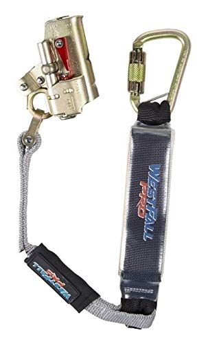 OSHA ANSI Certified Rope Grab Kit with Lanyard & Carabiner - Fall Protection Safety Gear for Roofing, Tower Climbing, Construction & Rescue Operations
