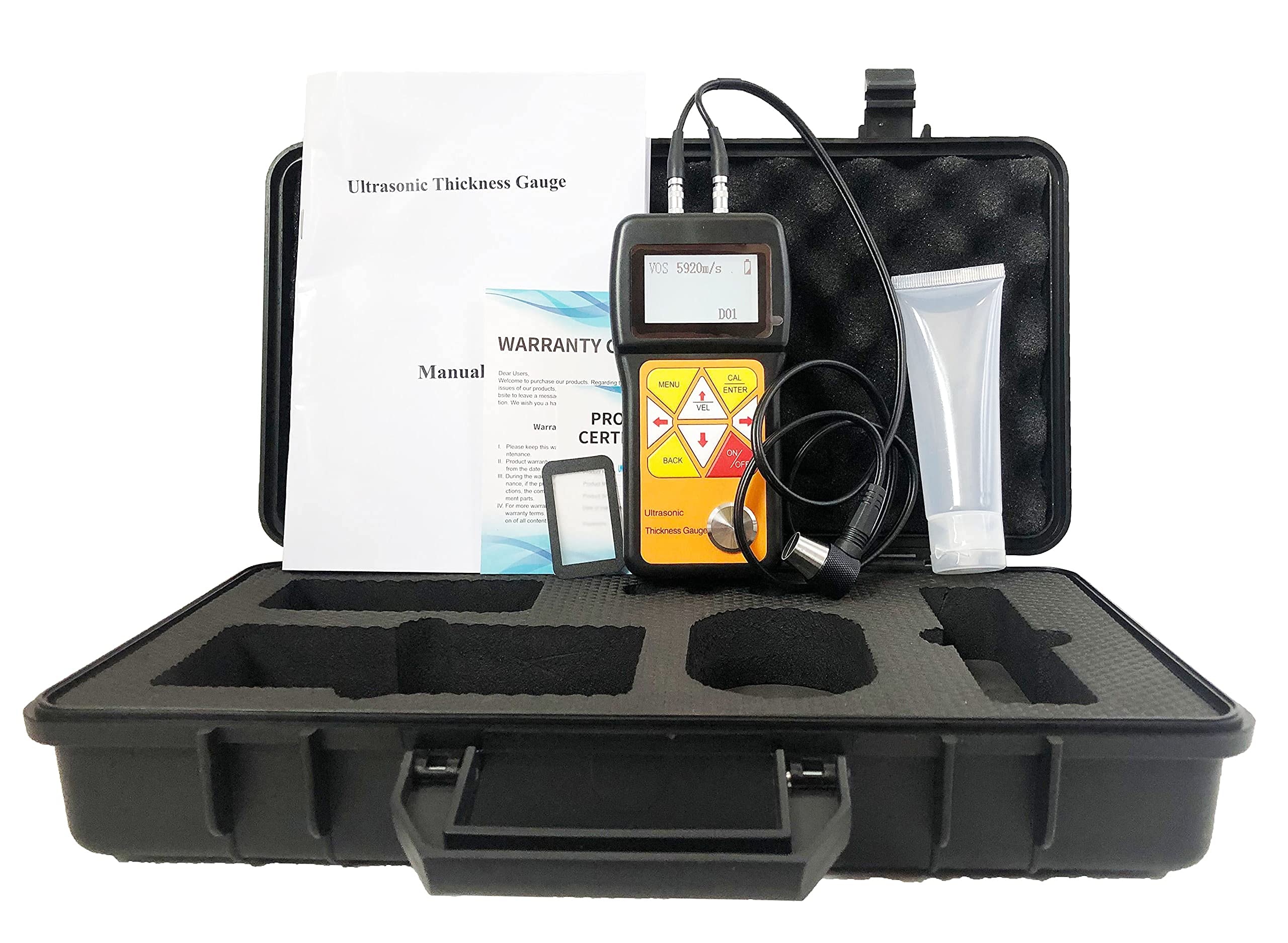 Ultrasonic Thickness Gauge Meter - 0.75-600mm/0.03-23.62