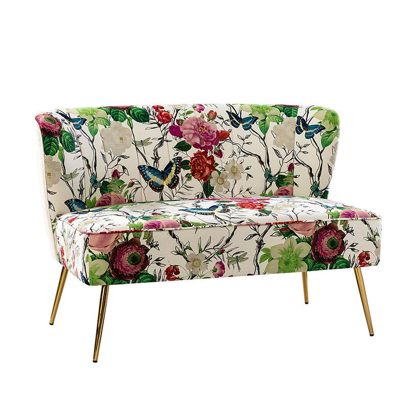 Coraline Upholstered Loveseat Sofa - Modern Small Couch for Living Room, Apartment & Office - Comfortable 2-Seater with Soft Fabric