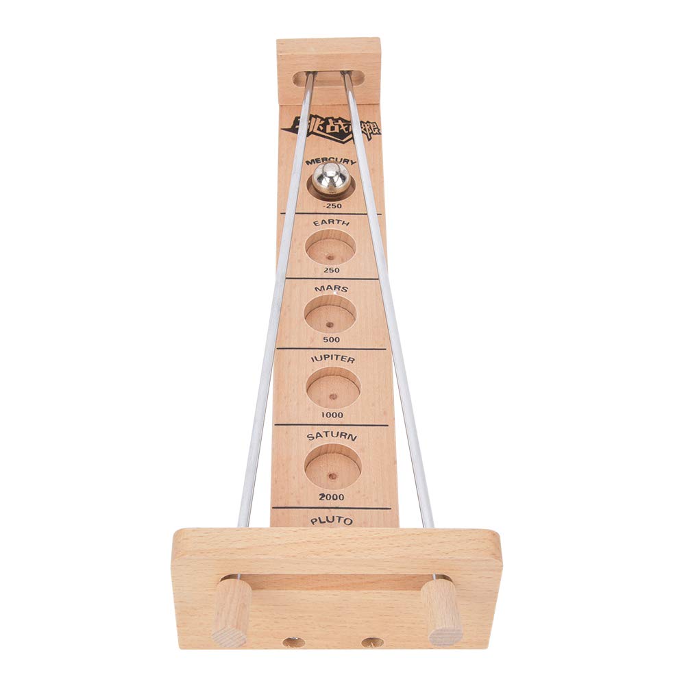 Adsire Wooden Balance Ball Puzzle Toy - Fun & Educational Brain Teaser Game for Kids & Adults - Perfect for Family Game Night, Office Desk Stress Relief & Cognitive Skill Development