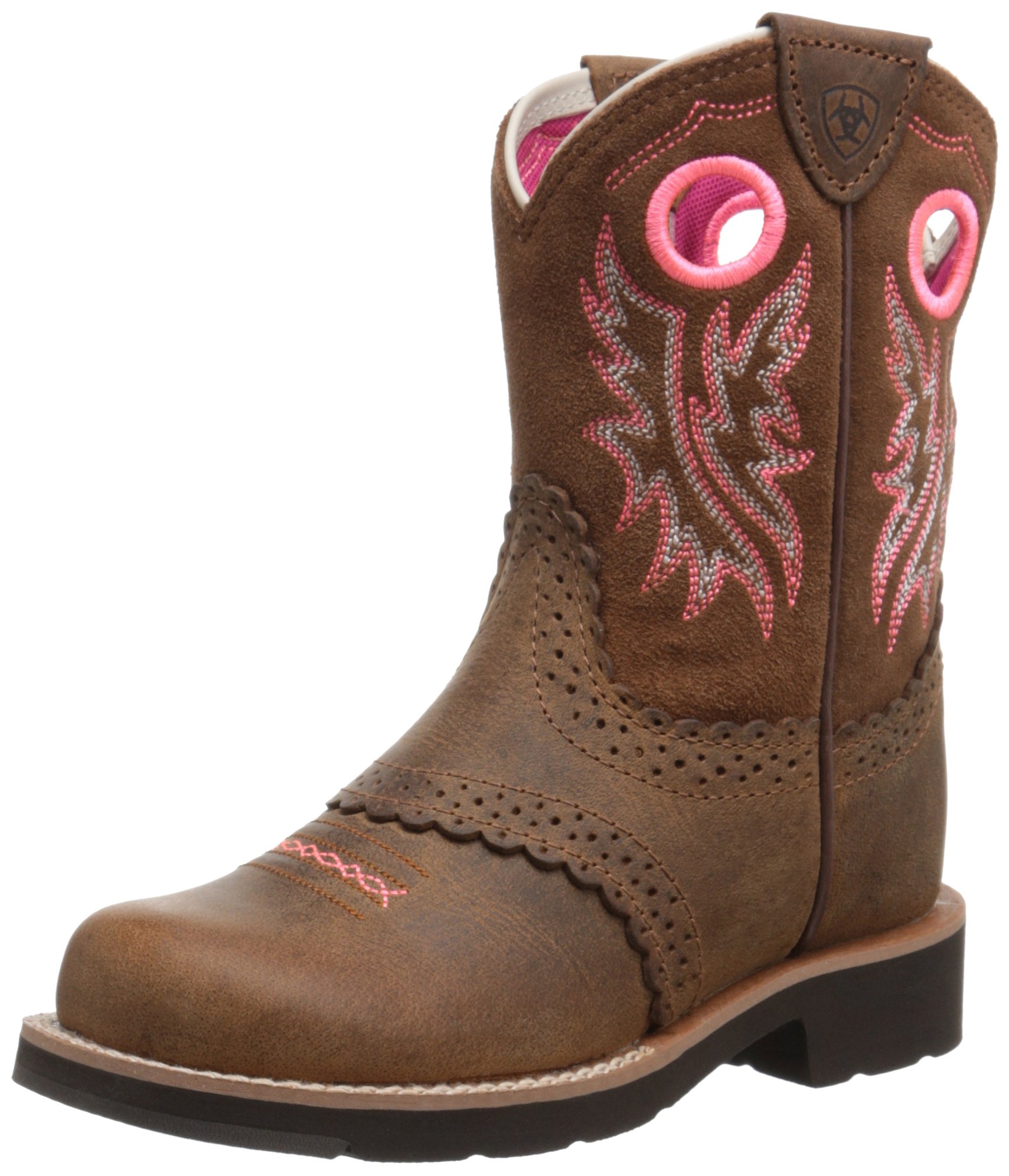 Ariat Fatbaby Cowgirl Western Boots for Kids - Genuine Leather Country Boots for Girls & Boys - Perfect for Rodeo, Horse Riding & Western Fashion