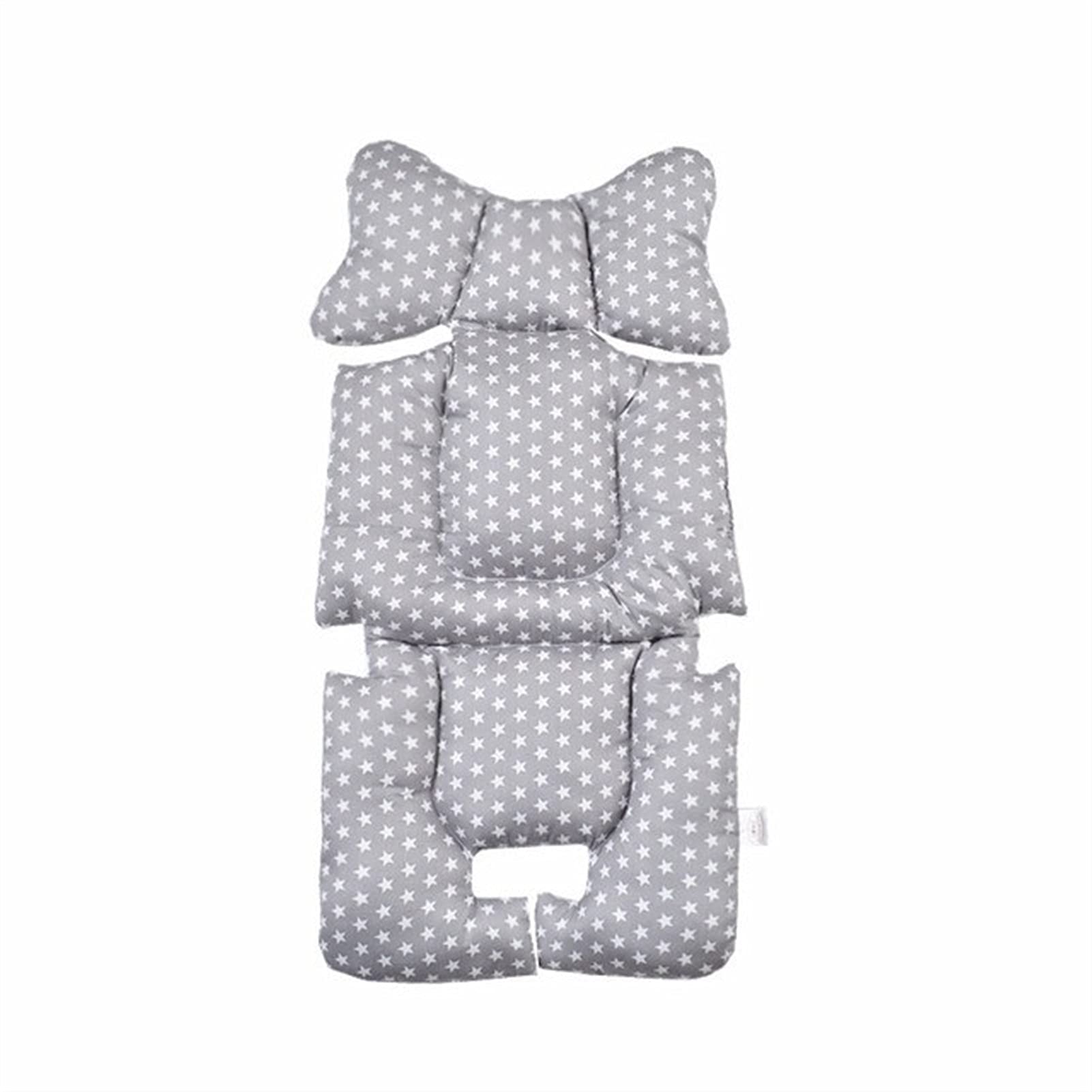 1PC Thick Warm Baby Stroller Cushion Pad - Soft Carriage Pillow Cover with Child Print for Car Seat, Trolley & Chair (16