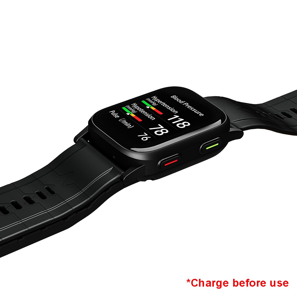 Smart Watch with Blood Pressure, Heart Rate & Blood Oxygen Monitor - Fitness Tracker with Sleep & Step Tracking, Bluetooth Compatible with iOS & Android - Perfect for Workouts, Running & Daily Health Monitoring