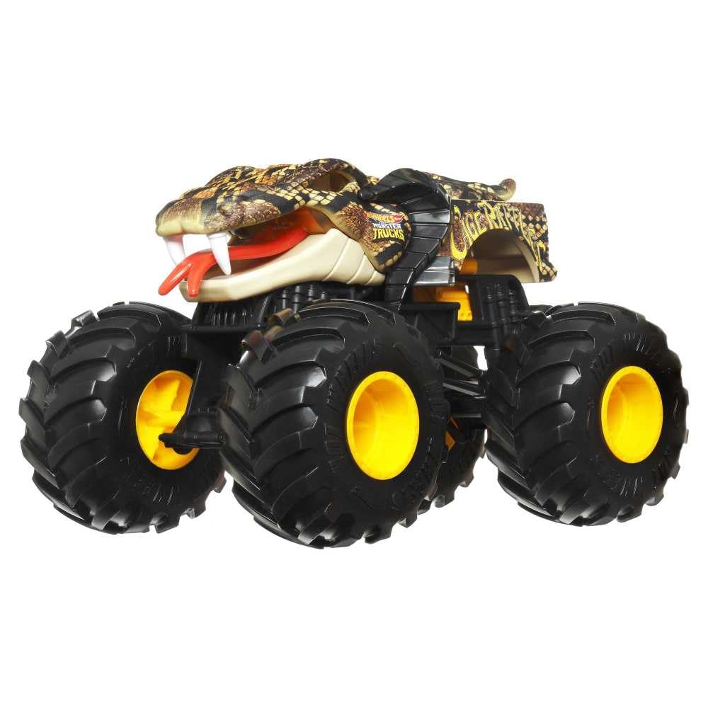 Hot Wheels Monster Trucks Oversized 2023 Cage Rattler - Die-Cast Toy Car for Kids & Collectors | Durable & High-Speed Racing Action | Perfect for Playtime, Birthday Gifts & Display Collections