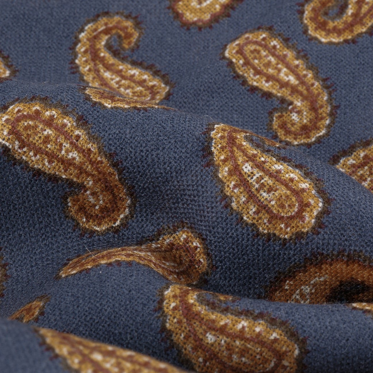 Stetson Premium Paisley Wool Scarf for Men & Women - Soft Winter Fashion Accessory for Cold Weather, Office & Outdoor Activities