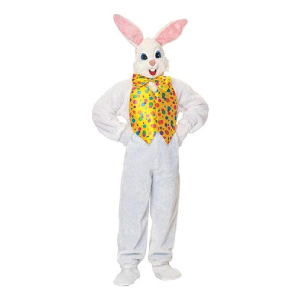 Premium Adult Bunny Costume - Soft Rabbit Outfit for Easter, Halloween & Cosplay - One Size Fits Most