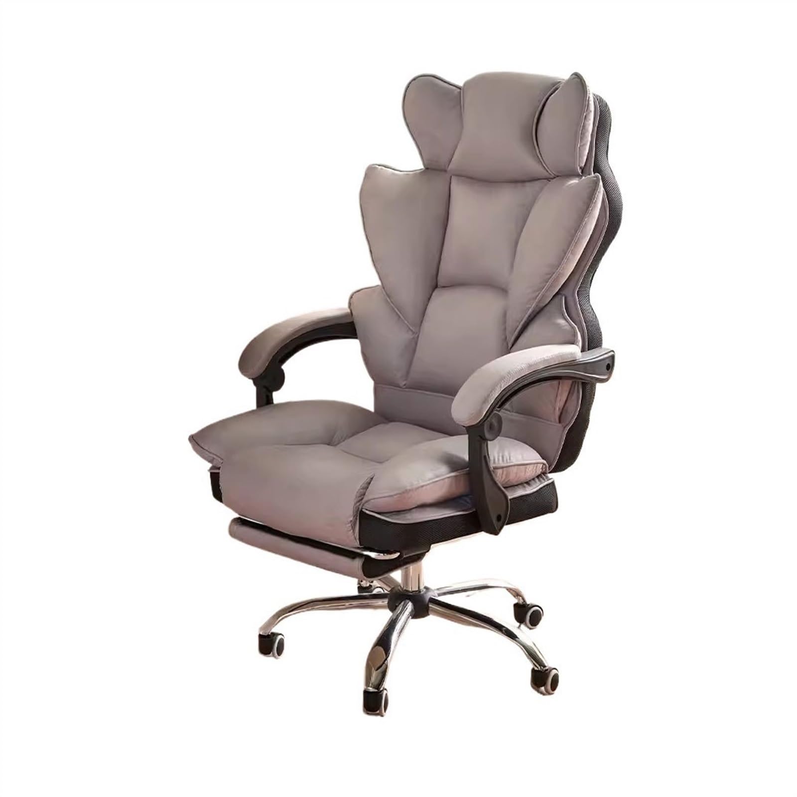 Ergonomic High Back Office Chair with Footrest - Adjustable Computer Desk Chair for Home & Business, Lumbar Support Executive Swivel Task Chair - Perfect for Long Hours of Work, Gaming, or Studying