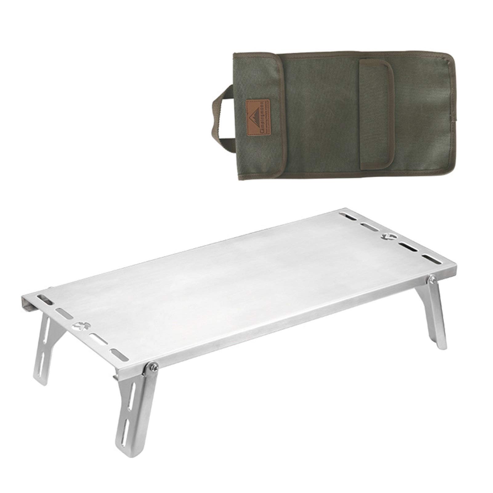 Portable Folding BBQ Grill Table - Compact Camping Stove Stand for Picnic, Garden, Terrace, Beach & Outdoor Cooking | Perfect for Fishing, Hiking, Backyard Parties & Tailgating