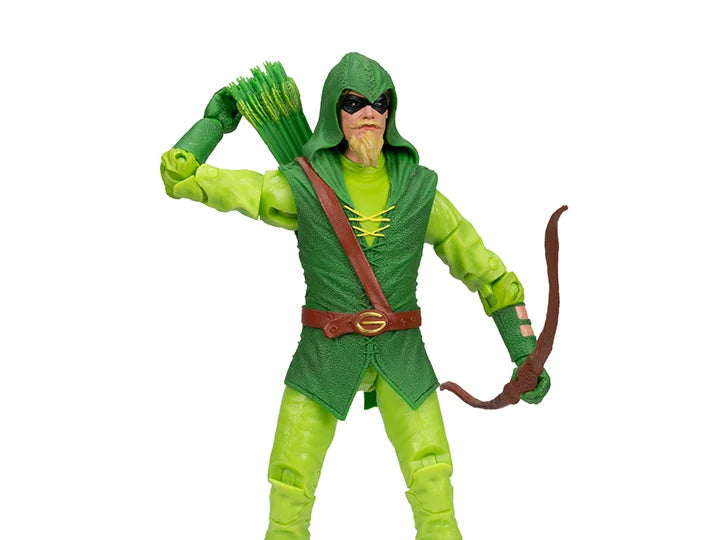 Green Arrow: Longbow Hunter Classic 7-Inch Action Figure with Digital Code - Collectible DC Comics Superhero Toy for Display & Play