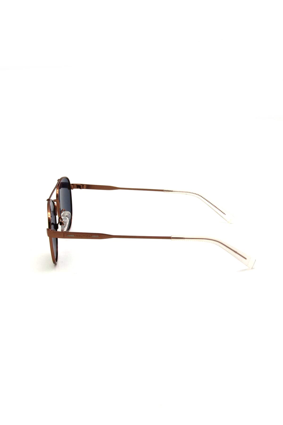 Nautica N4641SP Men's Round Polarized Sunglasses for Driving, Fishing & Outdoor Activities - UV Protection & Stylish Design