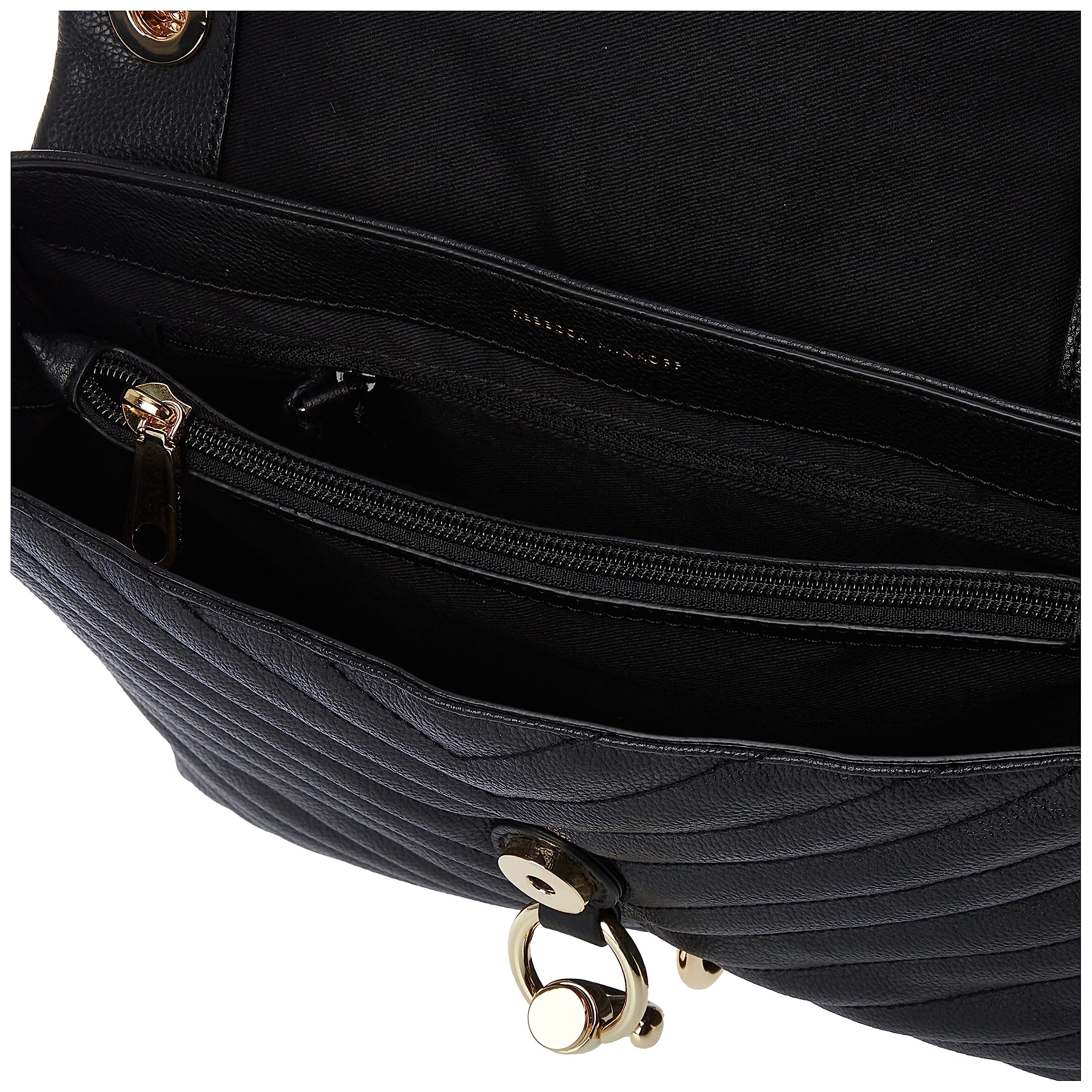 Rebecca Minkoff Edie Flap Crossbody Shoulder Bag - Stylish Leather Purse for Women, Perfect for Work, Travel & Everyday Use