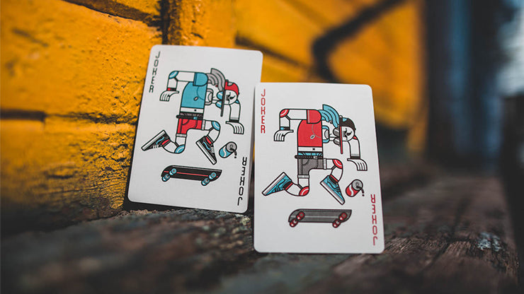 Skateboard V2 Playing Cards - Premium Marked Deck for Magic Tricks, Cardistry & Poker Games - Perfect for Street Performers & Card Enthusiasts