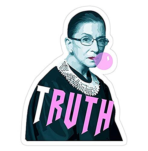 Ruth Bader Ginsburg Truth Decal Sticker - Premium Vinyl Sticker for Cars, Trucks, Laptops, Phones & Walls - Waterproof & Durable - Perfect for Political Supporters & RBG Fans